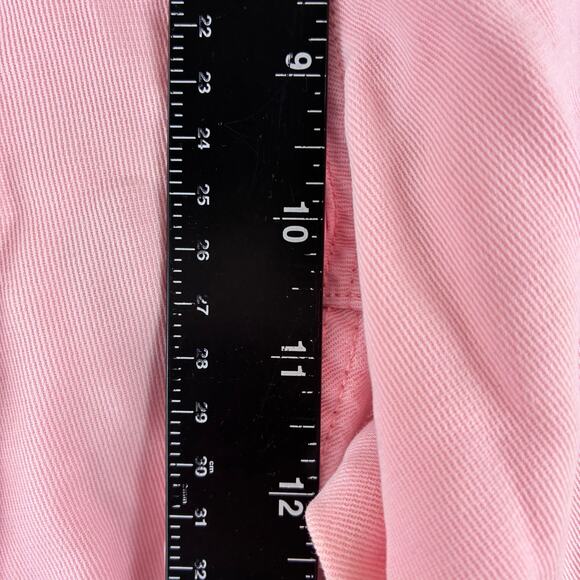 Guess Bowie Cargo Chino Jogger Pant Women 29 Pink Pockets Zipper Leg Tencel Soft - Picture 8 of 16